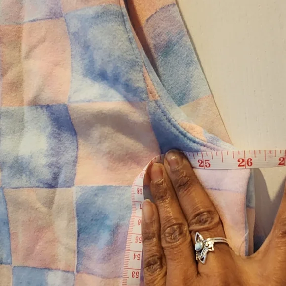 Pastel Checkered Sweatshirt NWT - Picture 3 of 6
